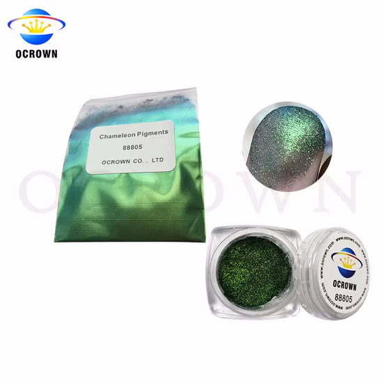Pigmento di cameleon in polvere di mica per nail art con specchio cromato camaleonte di grado cosmetico