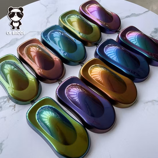 Pigmento perlato camaleonte che cambia colore per la verniciatura di automobili